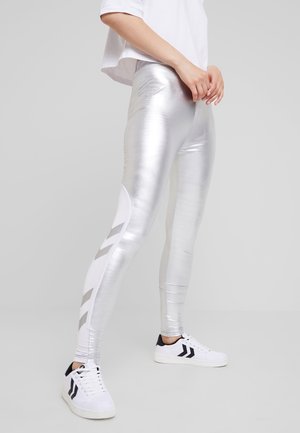 Leggings - Trousers - silver-coloured