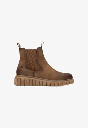 Refresh, BOTIN DE MUJER PLANO - Enkellaarsjes met plateauzool - camel