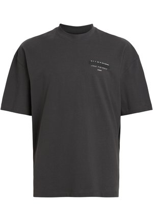 AllSaints REDACT CREW - T-shirt con stampa - washed black