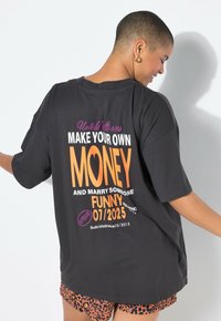Studio Untold T-Shirt print - black brown