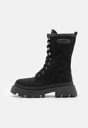 CHIARA FERRAGNI, Bottes à plateau - black