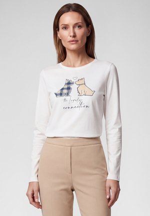 Rabe, CHECKS PLEASE - Langarmshirt - natur