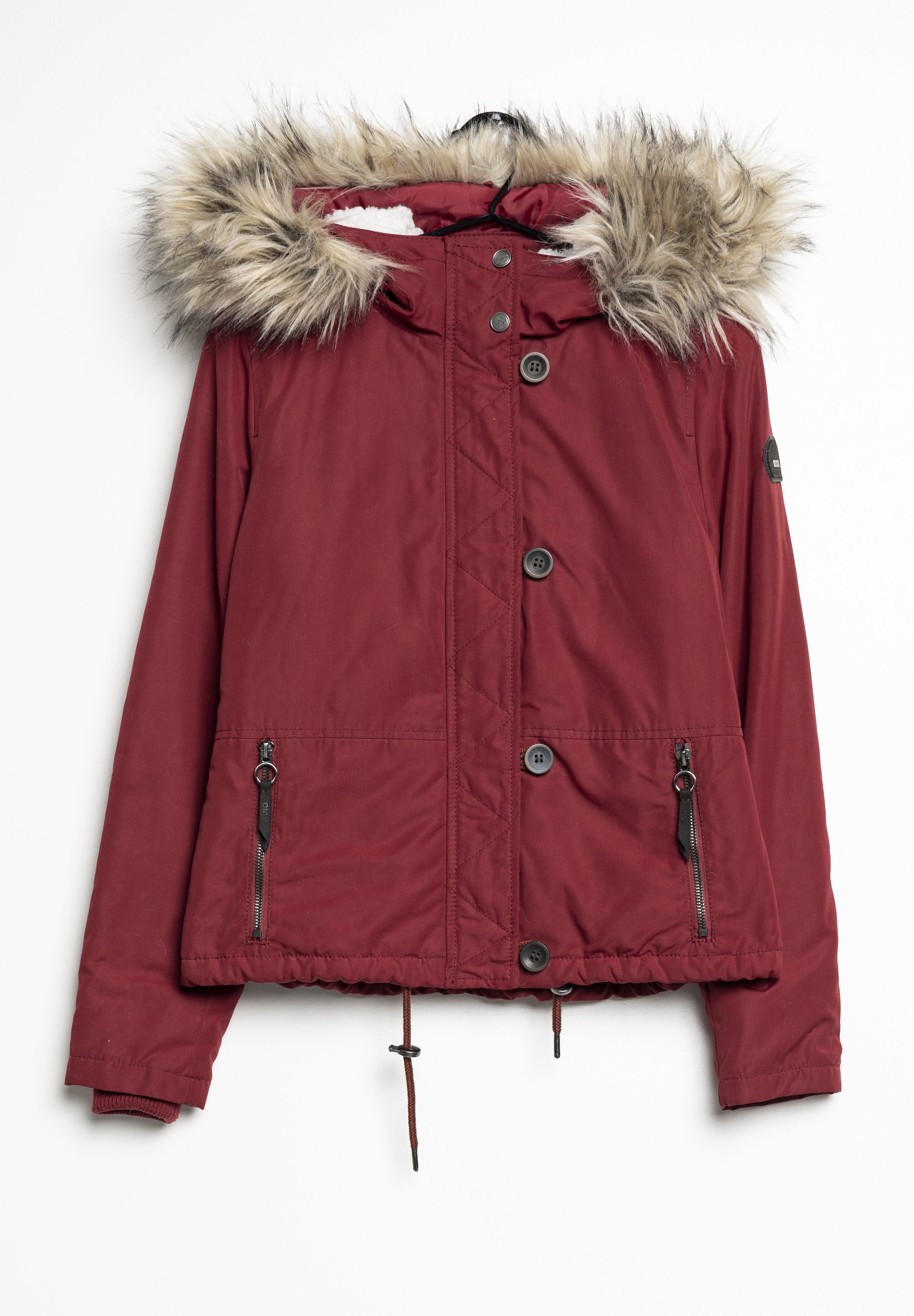 ONLY Winter jacket red (Pre-owned) Zalando