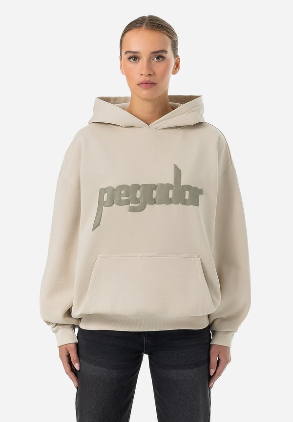 BONNIE OVERSIZED HOODIE - Sweatshirt - washed light beige