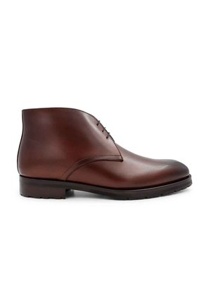 PATINÉ TOMASO - Lace-up ankle boots - marron