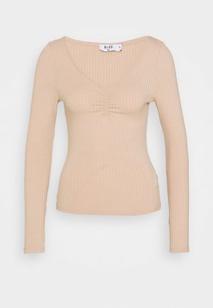 T-shirt à manches longues - beige