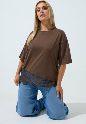 Yours Clothing, Blouse - brown