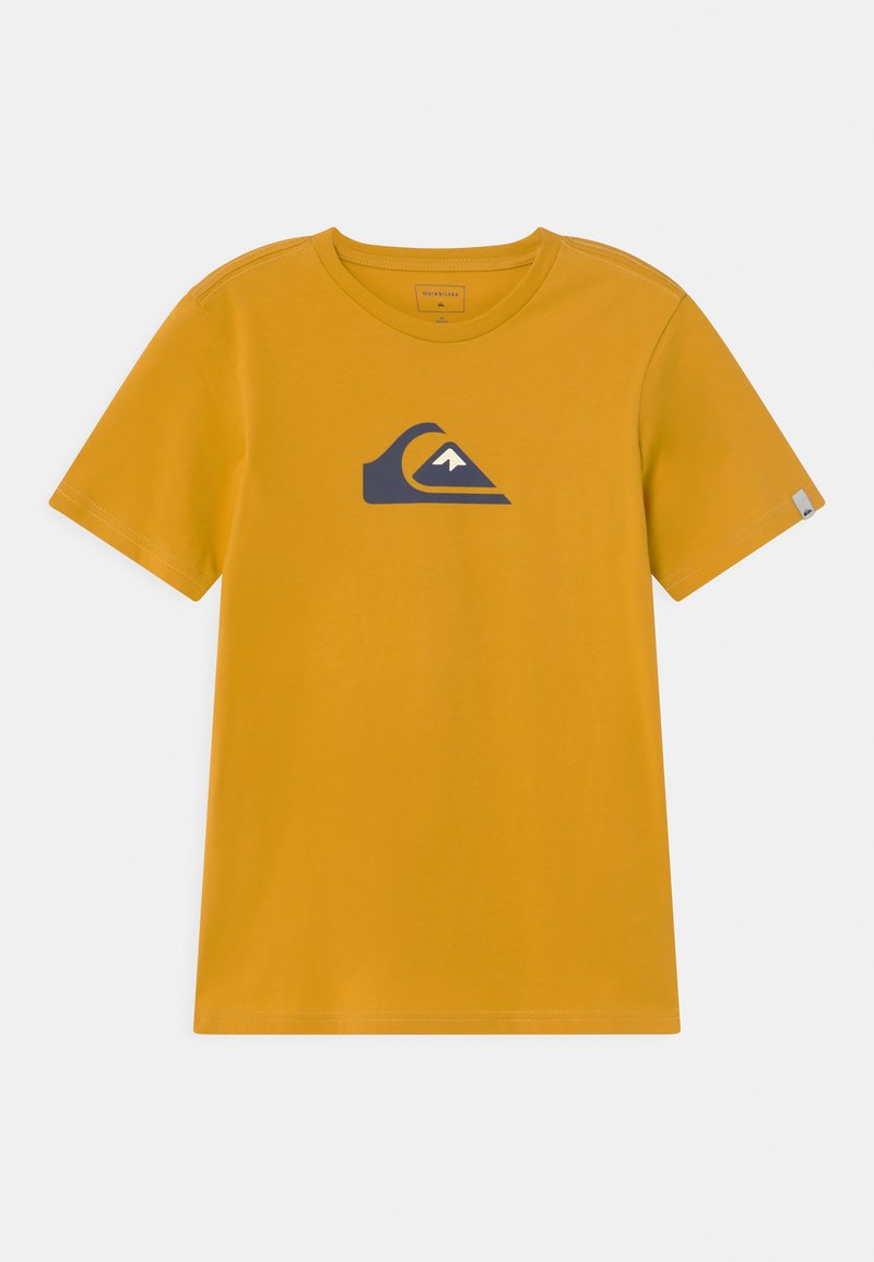 Quiksilver COMP LOGO TEE - T-shirt estampada - nugget gold