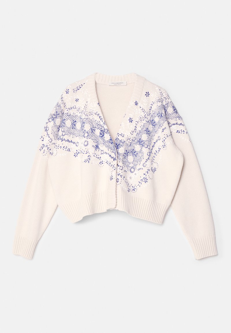 Philosophy di Lorenzo Serafini Cardigan - light blue/blue - Zalando