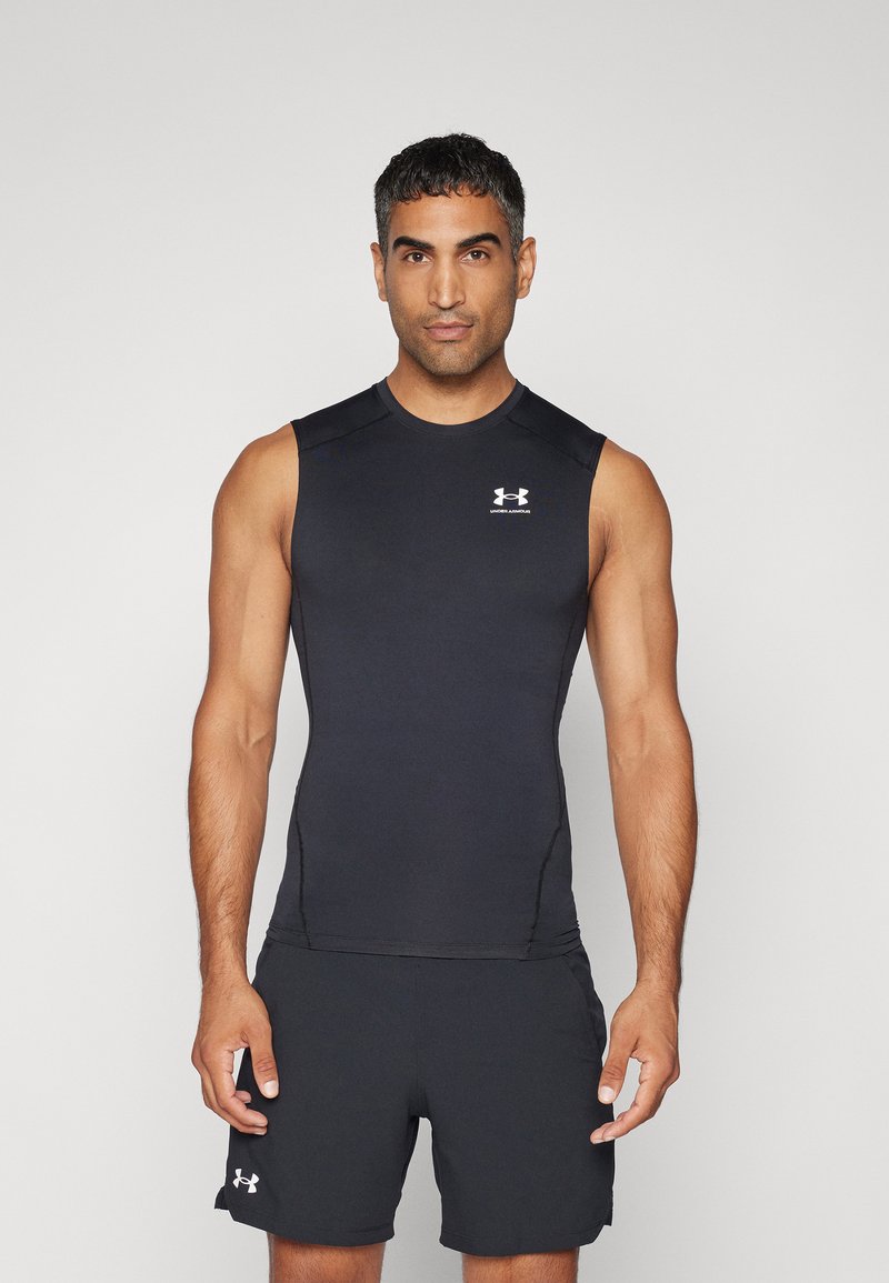 Under Armour - HEAT GEAR - Top - black/white, Enlarge