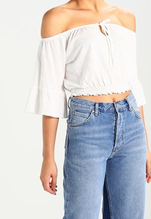 Top s dlouhým rukávem - white