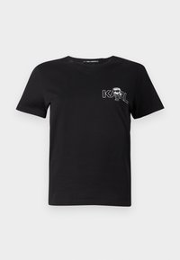 IKON SEASONAL SLIM FIT - T-shirt con stampa - black