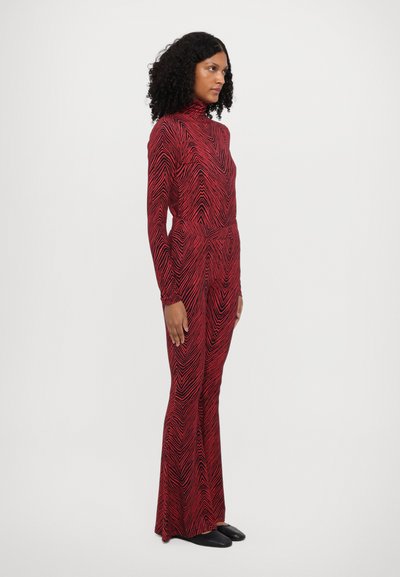 Stieglitz MISO FLARED LEGGINGS - Leggings - Trousers - red