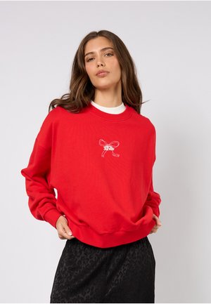 SHINE BRIGHT - Sweatshirt - crimson