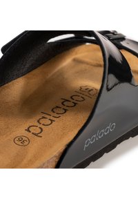 Palado KORFU - Mules - schwarz lack