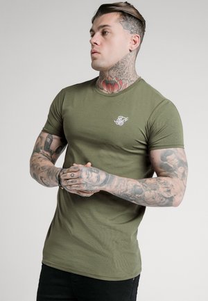 SHORT SLEEVE GYM - Basic T-shirt - khaki