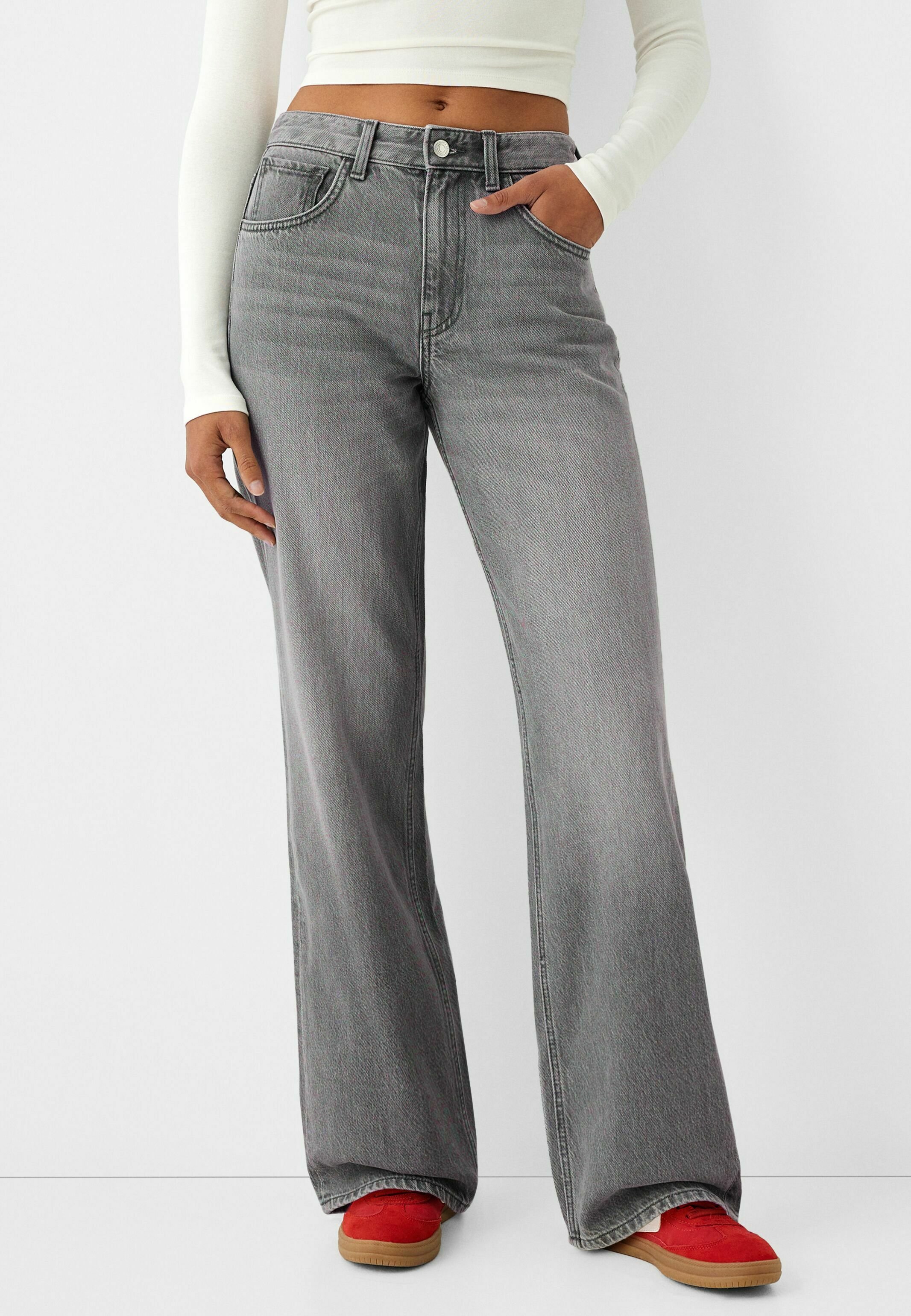 Jeans Femme Bootcut Taille Haute - Coupe Évasée Vintage - Stretch Confortable - Jean Décontracté Chic