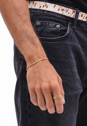 Common Lines, MINI CUBAN LINK BRACELET - Armband - gold-coloured
