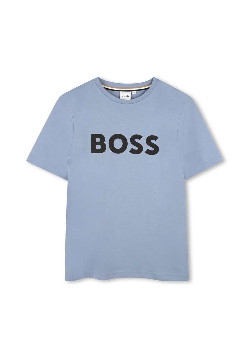BOSS Kidswear T-shirt print blauw BOSS Kidswear T-shirt print blauw