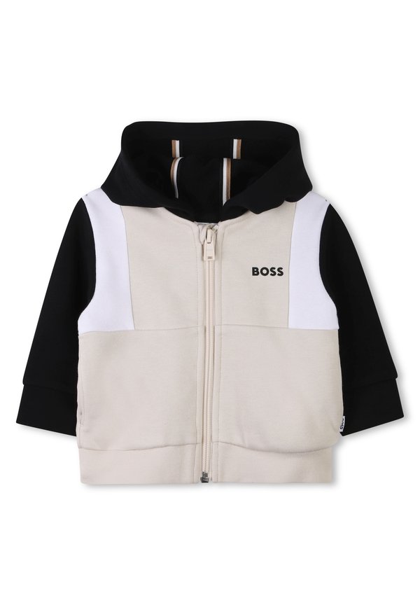 TODDLER CARDIGAN+TROUSERS - Zip-up sweatshirt - sand4