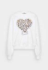 ONLTAMMIE PRINT O NECK  - Mikina - cloud dancer