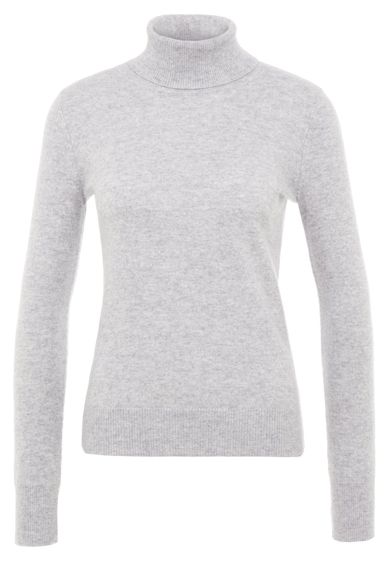 pure cashmere TURTLENECK - Jumper - light grey/grey - Zalando.de
