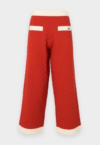 CONTRAST PANTS - Bukse - cinnabar