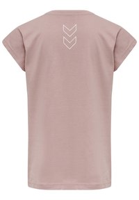 Hummel T-shirt med print - woodrose