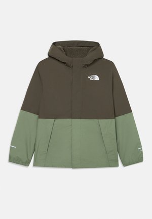 WARM ANTORA RAIN JACKET UNISEX - Veste imperméable - taupe/green
