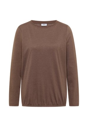 Cecil, LANGARM SHIRT MIT BOAT NECK UND STREIFEN - Langarmshirt - urban taupe