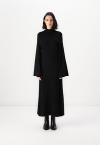 Bruuns Bazaar ANEMONE MAISAS DRESS - Abito in maglia - black