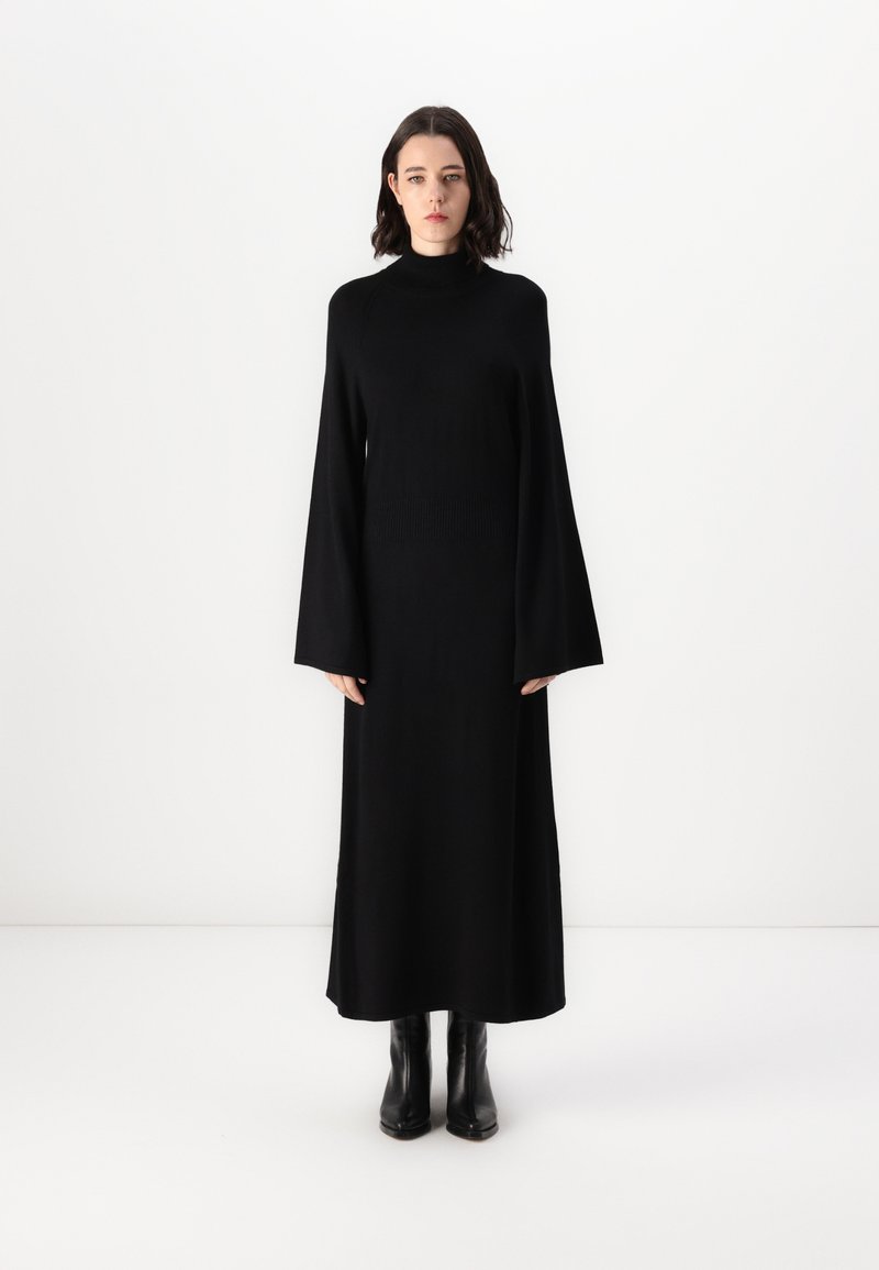Bruuns Bazaar ANEMONE MAISAS DRESS - Abito in maglia - black
