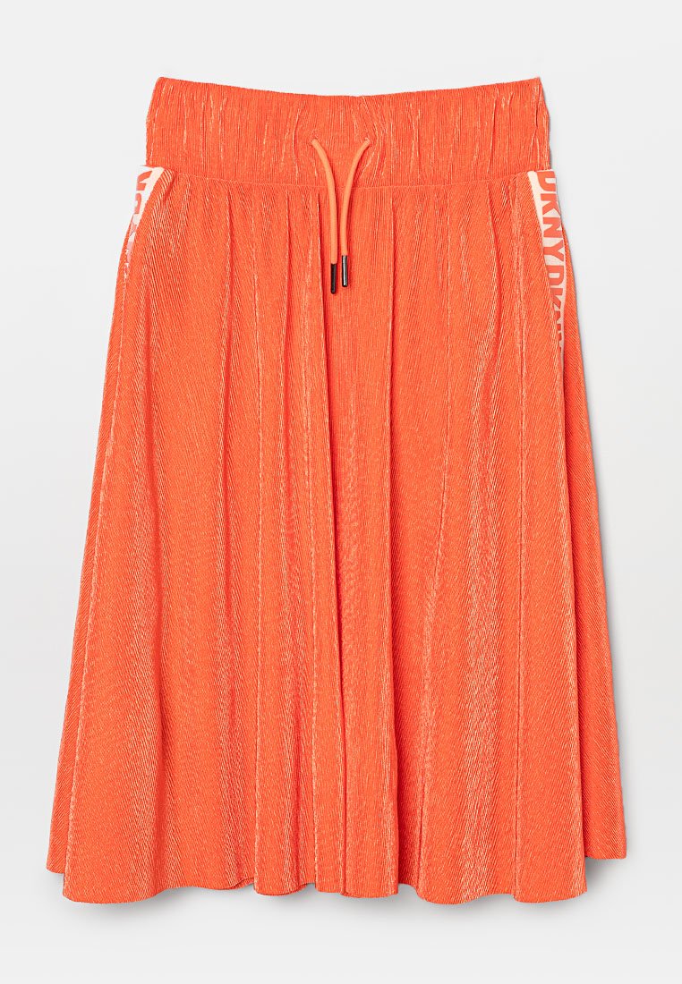 DKNY A-lijn rok koraalrood DKNY A-lijn rok koraalrood