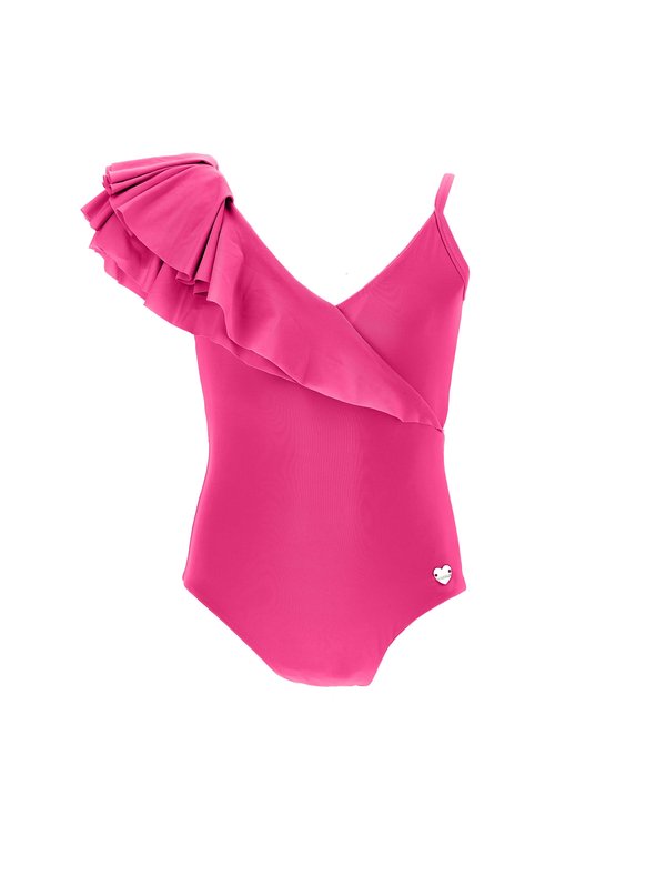 COSTUME INTERO ELEGANT UNITO - Swimsuit - fucsia