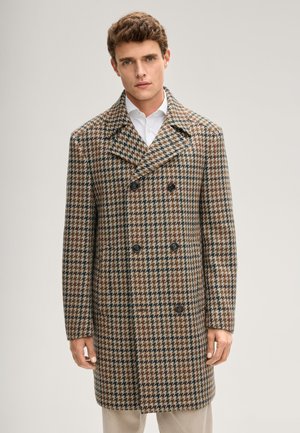 BEALE - Mantel - beige karomuster