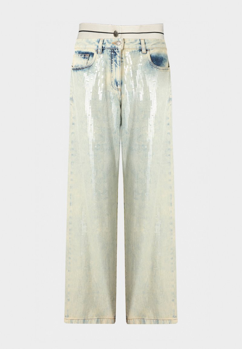 Palm Angels Straight leg jeans lichtblauw