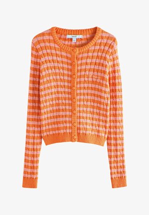 Next, Kardigan - pink orange stripe