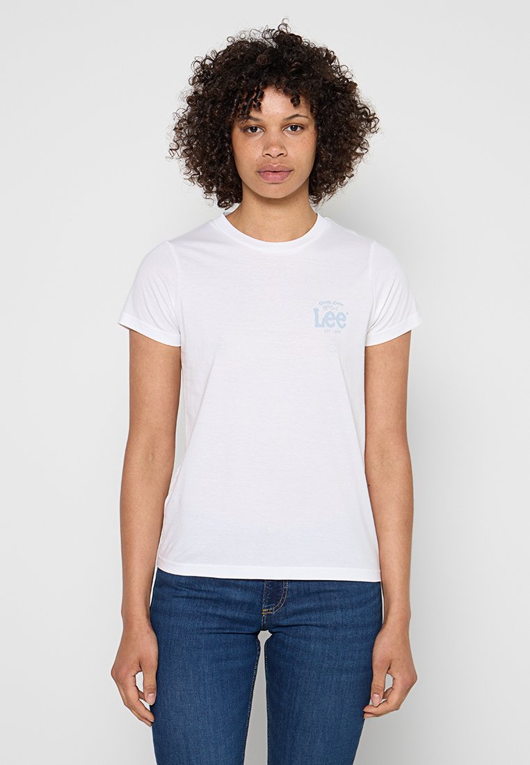 Lee T-shirt print wit