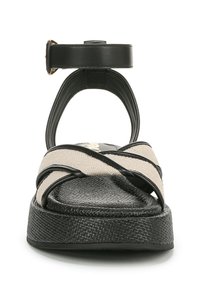 Sam Edelman STRAPPY - Sandali con plateau - natural black