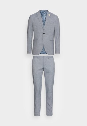 THE WEDDING SUIT SET - Oblek - blue melange