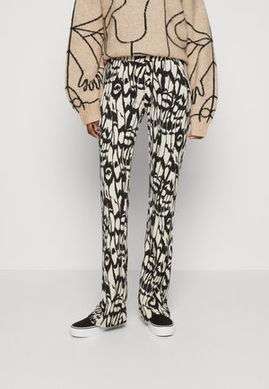 ONLY ONLGRID LUA FLARED PANT - Παντελόνι - black