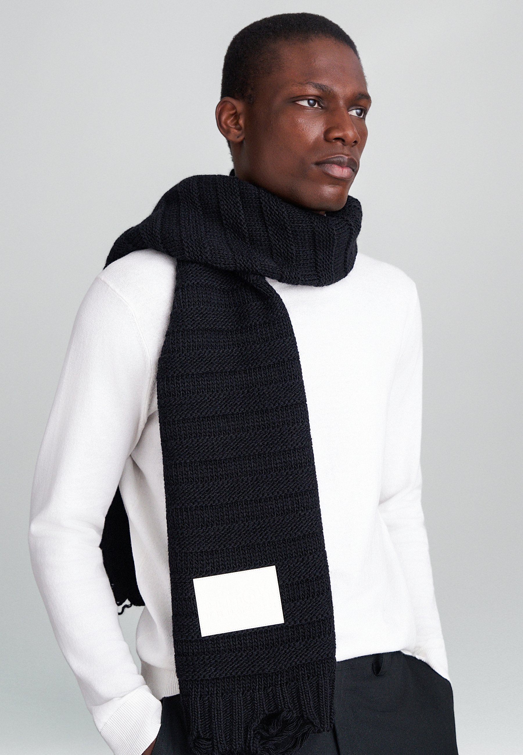 MM6 Maison Margiela SCARF - Scarf - black - Zalando
