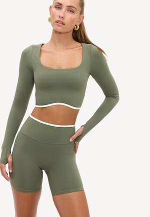 LOAVIES, THE GLOW OF IT ALL - Legging (type pantalon) - green   solid