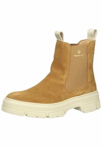 GANT Plateaustiefelette - cognac