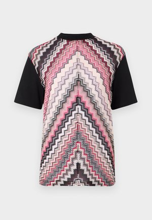Missoni SHORT SLEEVE  - T-Shirt print - black\red\grey