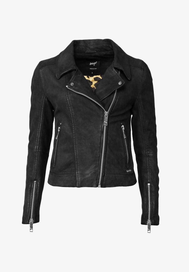ROMIE - Leather jacket - black