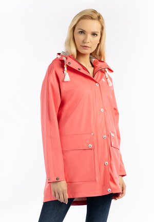Regenjacke / wasserabweisende Jacke - korallenpink