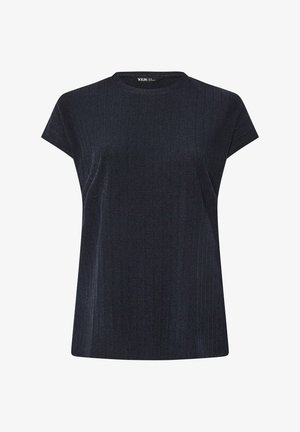 Yours Clothing, SHORT SLEEVE - T-paita - navy