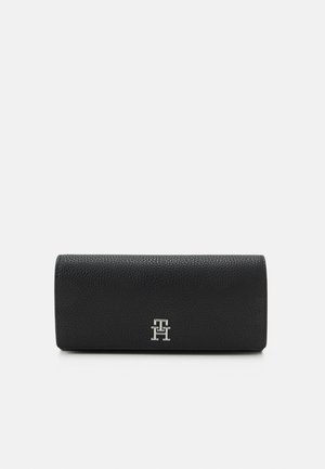 Tommy Hilfiger EMBLEM FLAP WALLET - Geldbörse - black