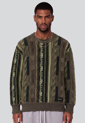 Colucci, KNIT PULLOVER - Pullover - aop green